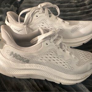 Hoka Women's All-White Sneakers